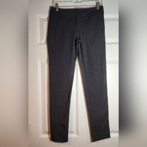 Crosby Dark Gray Skinny Leg Dress Pants Size 2